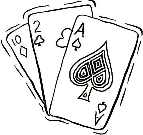 Casino In Vegas  Coloring page