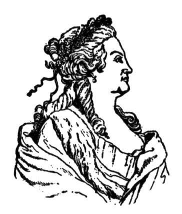 Catherine II, the Russian empress Coloring page