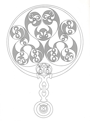 Celtic Design 3 Coloring page