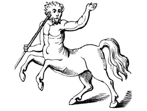 Centaur  Coloring page