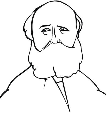 Charles Francois Gounod  Coloring page