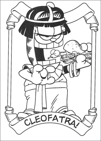 Cleofatra! Coloring page