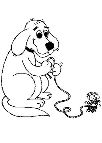 Clifford giant  Coloring page