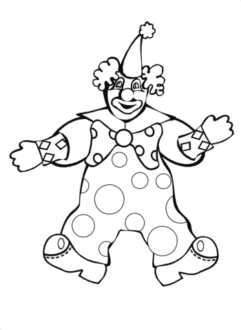 Clown  Coloring page