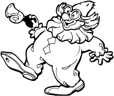 Clown  Coloring page