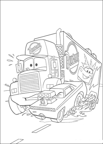 Mack Coloring page