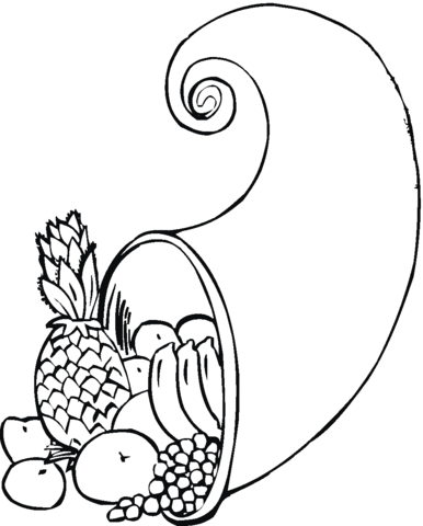 Cornucopia  Coloring page