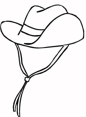 Cowboy Hat Coloring page