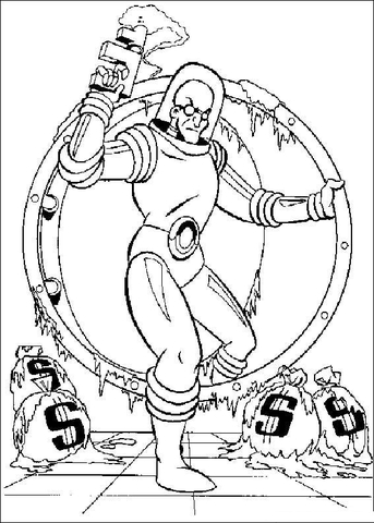 Hugo Strange Coloring page