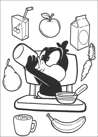 Daffy  Coloring page