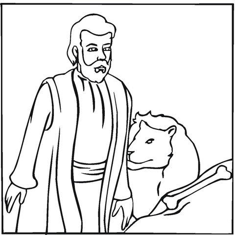 Daniel  Coloring page