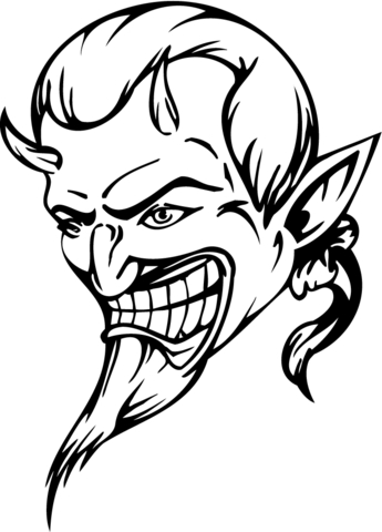 Devil Coloring page