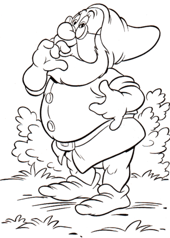 Doc dwarf Coloring page