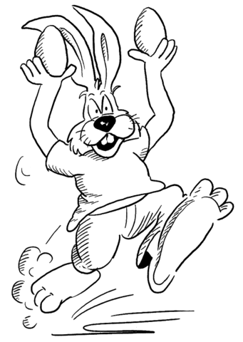 Easter Bunny Coloring page