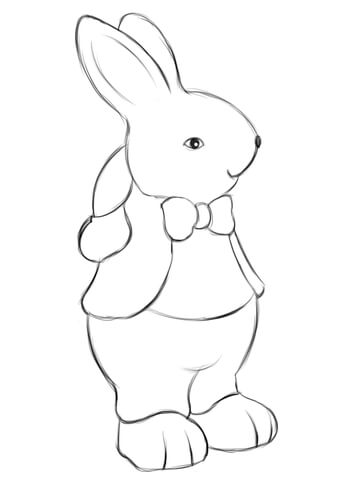 Easter Bunny Coloring page