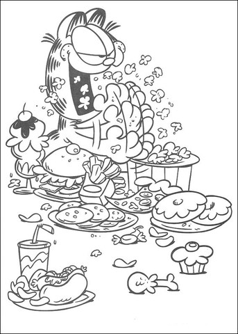 Eat And Eat And Eat  Coloring page