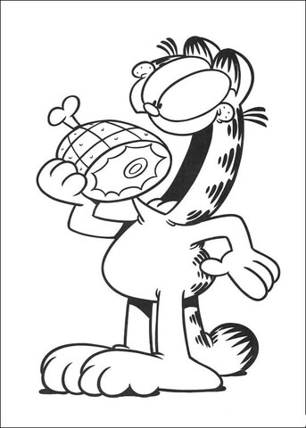 Eating Time  Coloring page