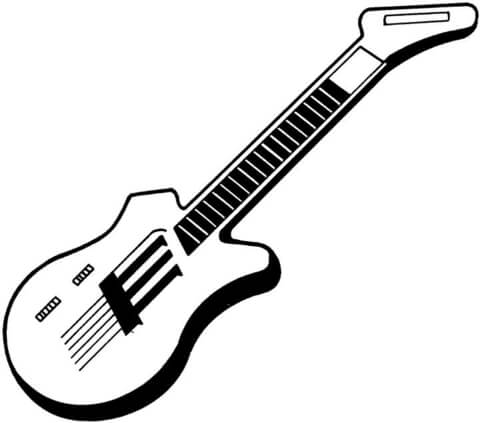 Electric Guitar   Coloring page