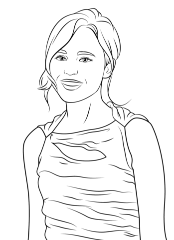 Ellen Page Coloring page