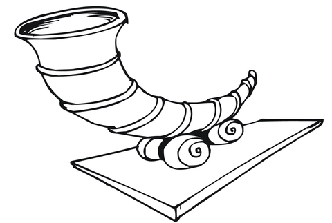 Empty Cornucopia  Coloring page