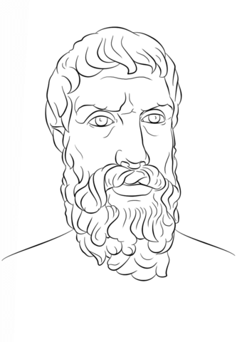 Epicurus Coloring page