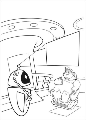 Eva And Captain  Coloring page