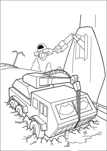 Eva Is In Danger  Coloring page