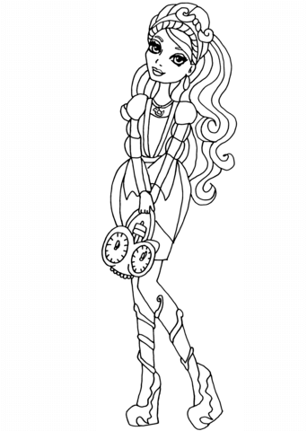 Ever After High Ashlynn Ella Coloring page