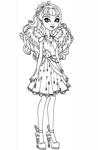 Ever After High Cupid Ever After High Coloring page
