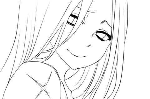 Flare Corona from Fairy Tail Manga Coloring page