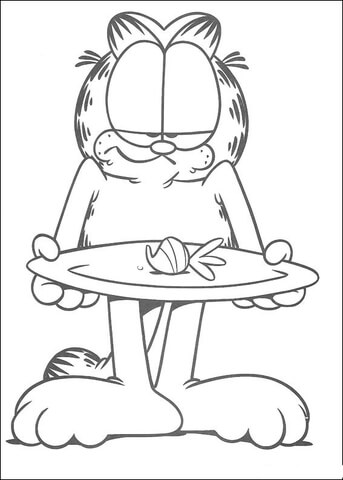 Food Is Over  Coloring page