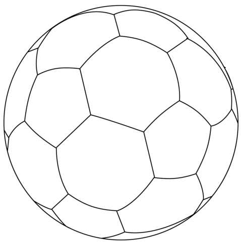 Football ball Coloring page