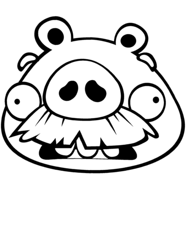 Foreman Pig Coloring page