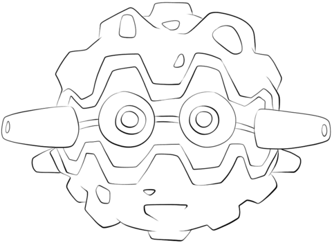 Forretress Coloring page