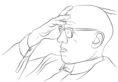 Michel Foucault Coloring page