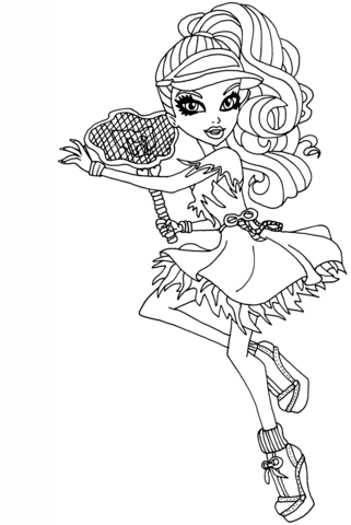 Ghoul Sports Spectra Vondergeist Coloring page