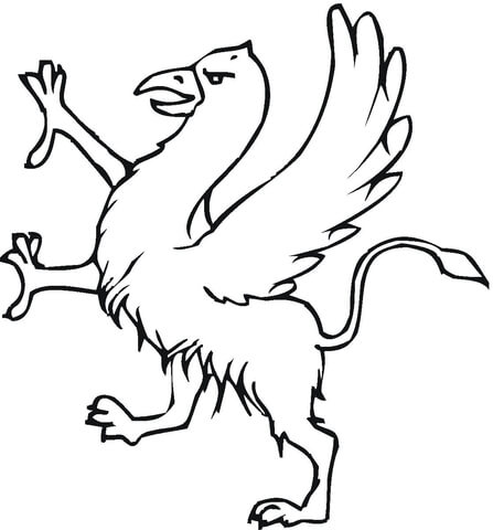 Griffin  Coloring page