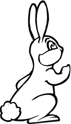 Hare 7 Coloring page