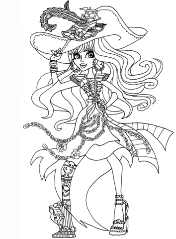 Haunted Vandala Doubloons Coloring page