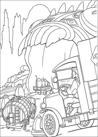 Trucks Coloring page