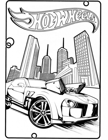 Hot Wheels Pontiac G8 Coloring page