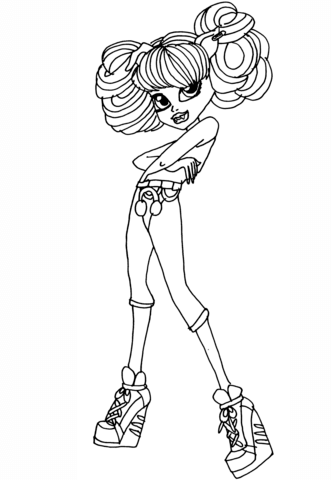 Howleen Wolf Coloring page