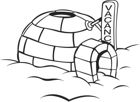 Icehouse  Coloring page