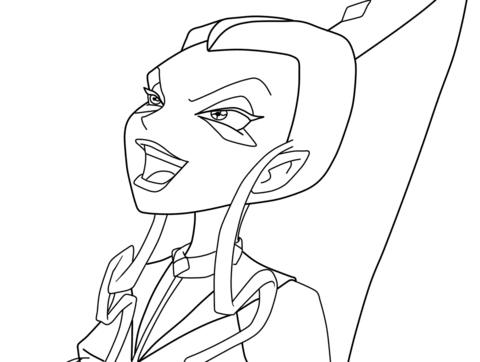 Icy Coloring page