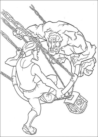 In The Battle  Coloring page