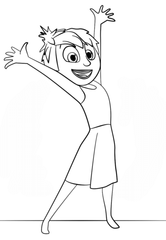 Inside Out Joy Coloring page