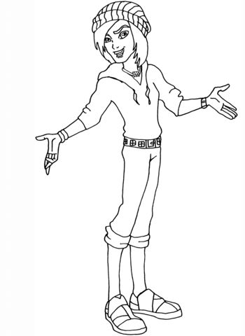 Invisibilly New Look Coloring page