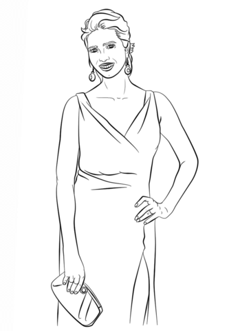 Ivanka Trump Coloring page