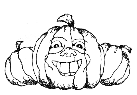 Jack O' Lantern  Coloring page