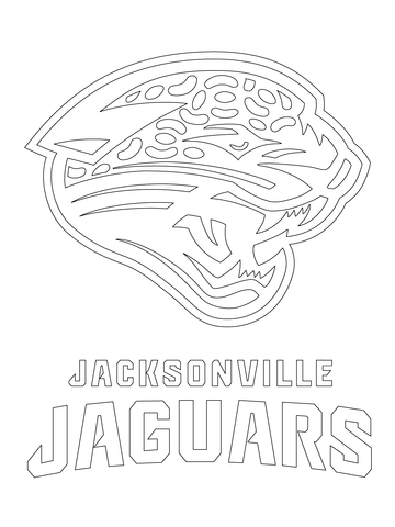 Jacksonville Jaguars Logo Coloring page